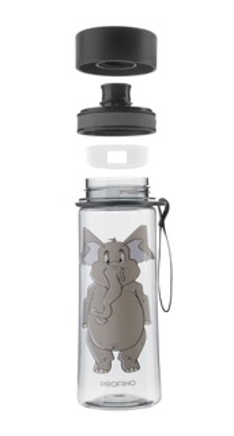 Trinkflasche "Infuze", Grau Elefant