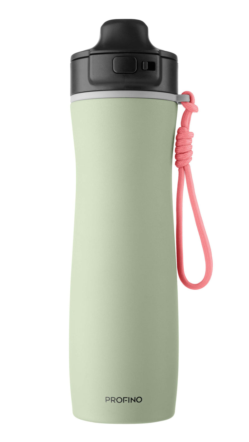 Sport-Flasche "Active", 600 ml, Edelstahl, grün