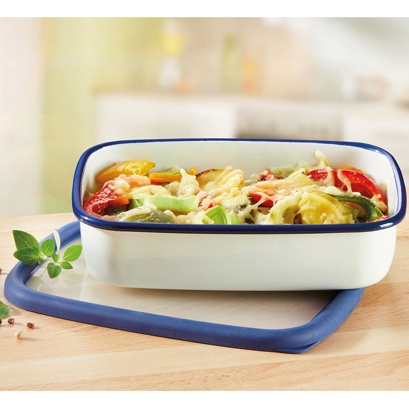 Classic-Emailledose, L flach, 1,6L