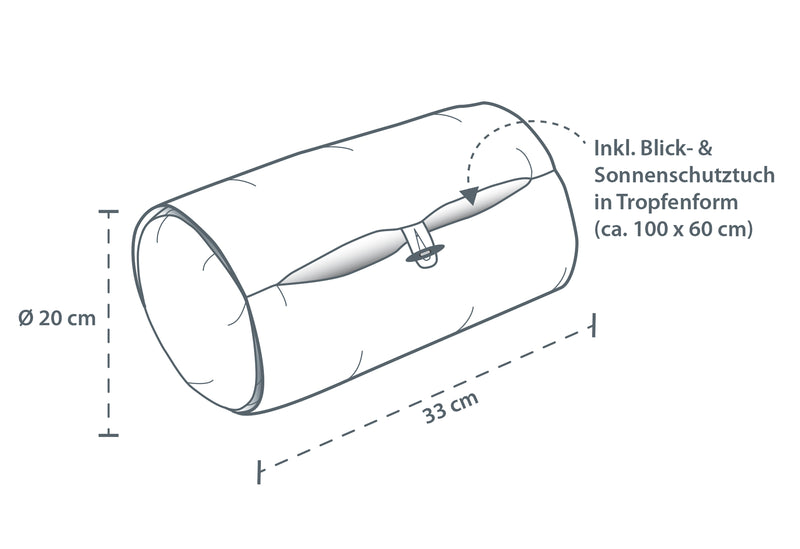 THERALINE Stillrolle Plus Punkte grau/kieselgrau