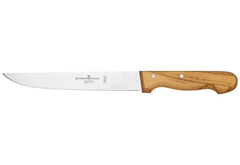 SCHWERTKRONE Fleischmesser Olivenholz 32cm