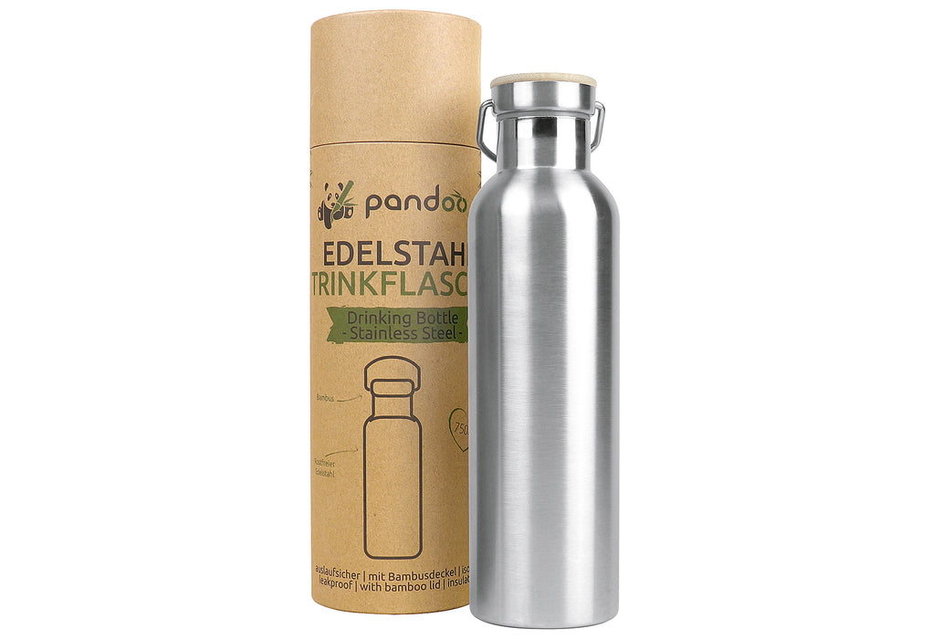 PANDOO Trinkflasche isoliert 750ml H27,5cm