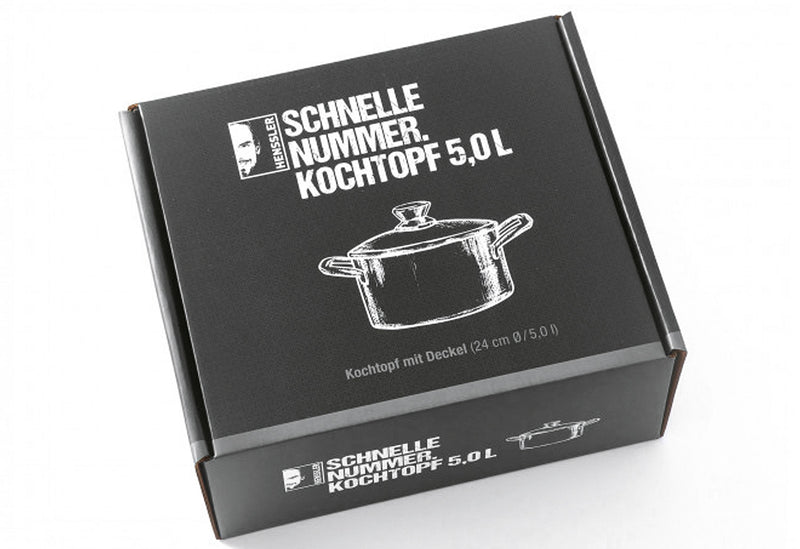 HSN Kochtopf Edelstahl 5,0l 24cm