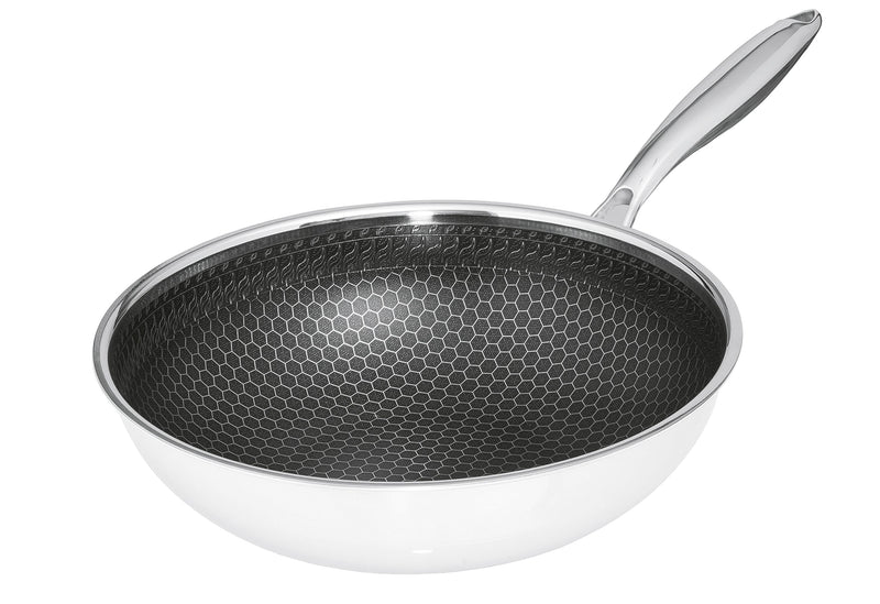 HSN Wok Edelstahl 28cm