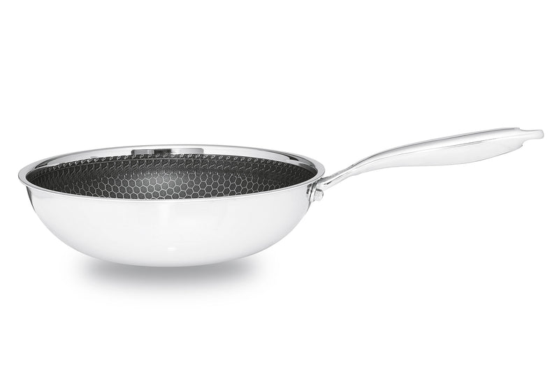 HSN Wok Edelstahl 28cm