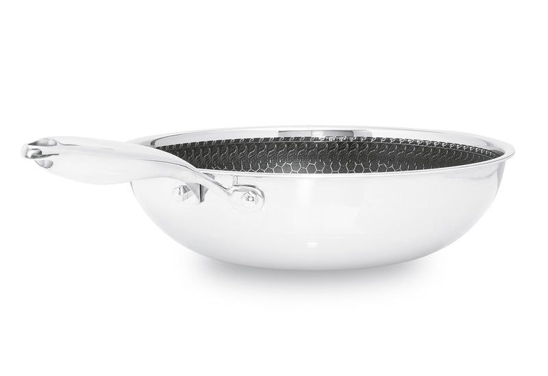 HSN Wok Edelstahl 28cm