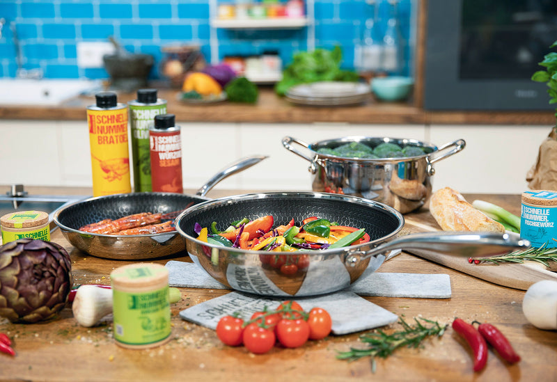 HSN Wok Edelstahl 28cm