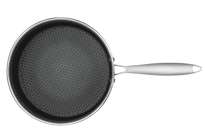 HSN Edelstahlschmorpfanne m Deckel  Wabenstr. 26cm