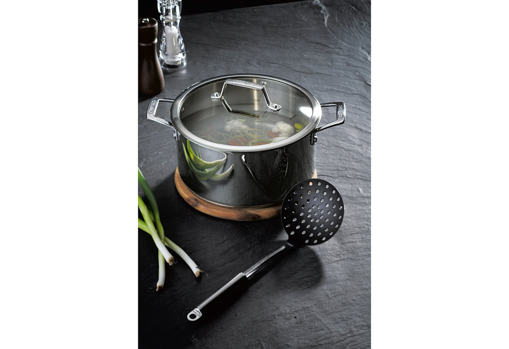 CHEFS&CO Kochtopf mit Glasdeckel 5,4l 24cm Profi Gourmet