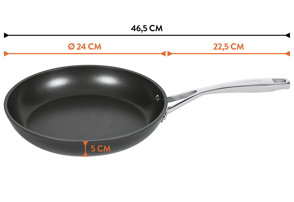 CHEFS&CO Alu Bratpfanne beschichtet 24cm Advanced Gourmet