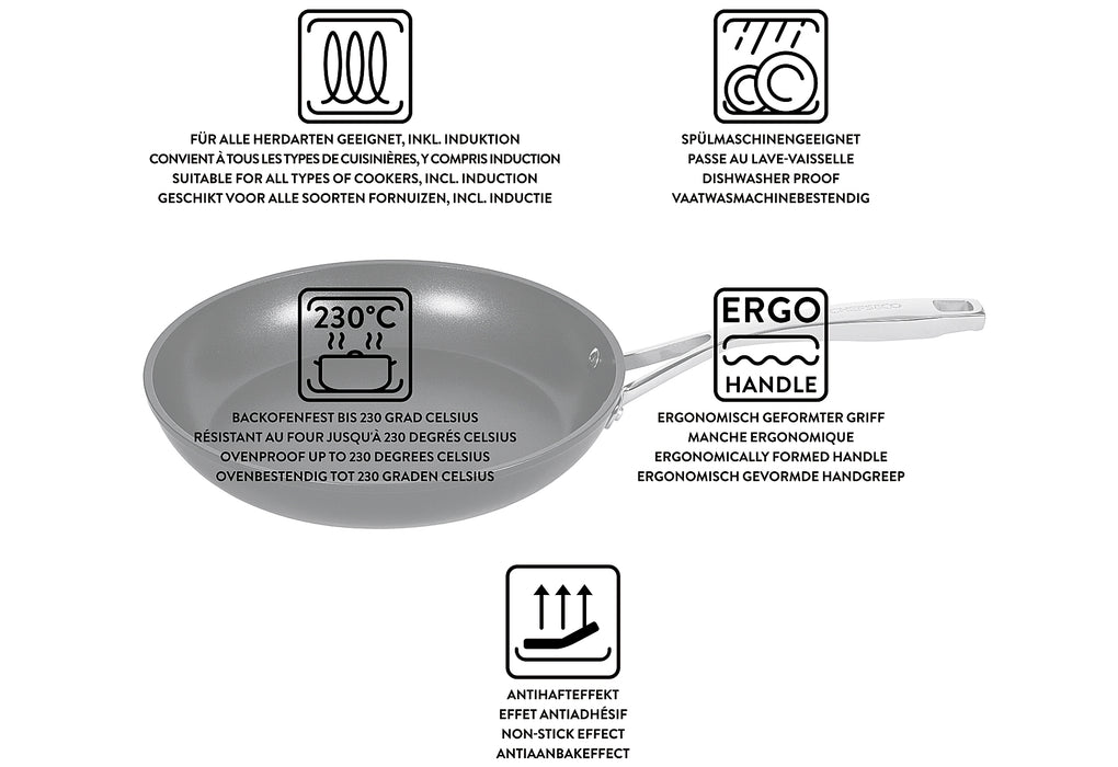 CHEFS&CO Alu Bratpfanne beschichtet 20cm Advanced Gourmet