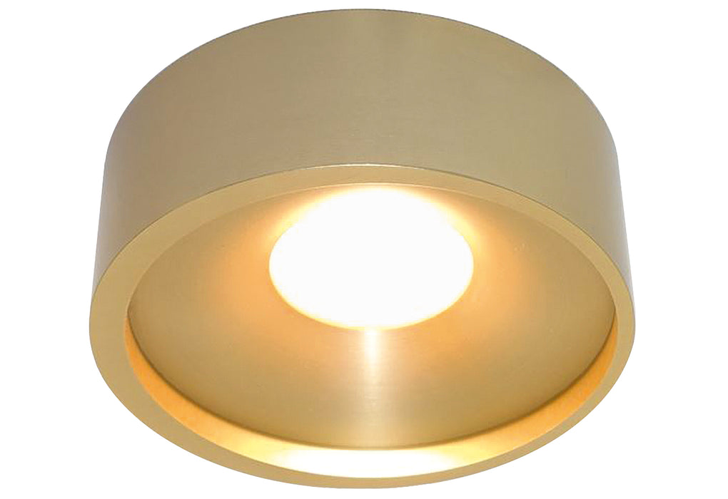 MY LIGHT Deckenleuchte Orlando LED 10 W 1-flammig Aluminium gold