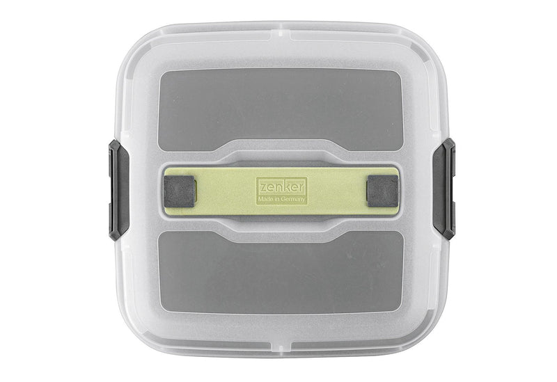 ZENKER Springform 24x24cm quadratisch Bake, Click & Go mit Haube und 2 Magnetschildern