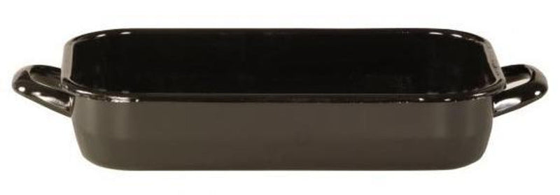 KARL KRÜGER Vierkantpfanne 40x27,5x7,5cm emailliert schwarz