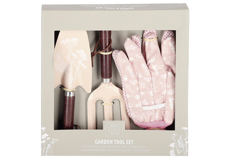 ESSCHERT DESIGN Gartengeräte und Handschuhe im Set sortiert
