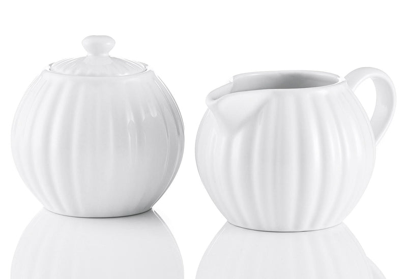 PRICE & KENSINGTON Milch und Zucker-Set Luxe weiß