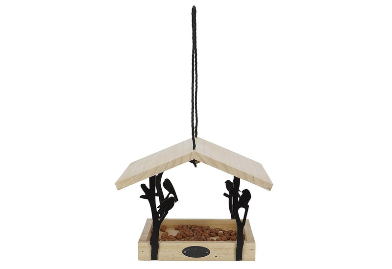 ESSCHERT Vogelfutterhaus Zilpzalp zum Hängen 24,5x24,5x18,3cm