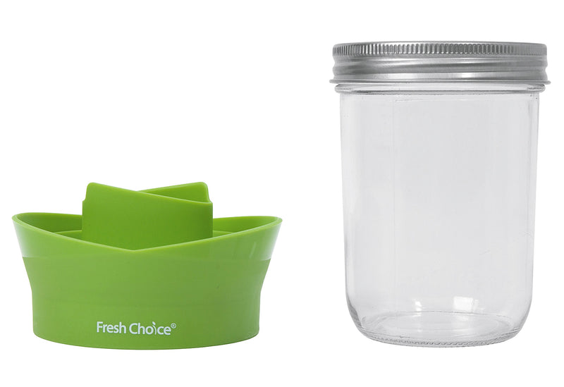 FRESH CHOICE Spiralschneider-Set Jar Buddies