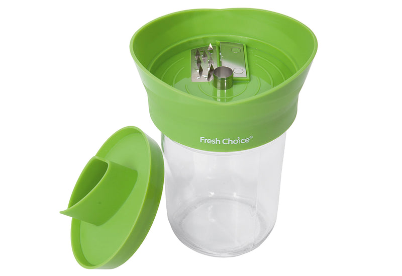 FRESH CHOICE Spiralschneider-Set Jar Buddies