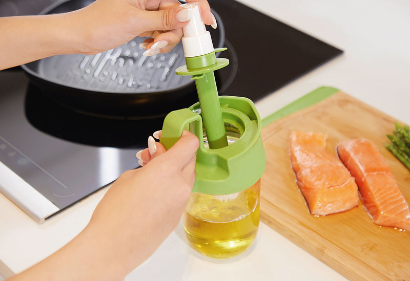 FRESH CHOICE Ölausgießer-Set 3-in-1 Jar Buddies