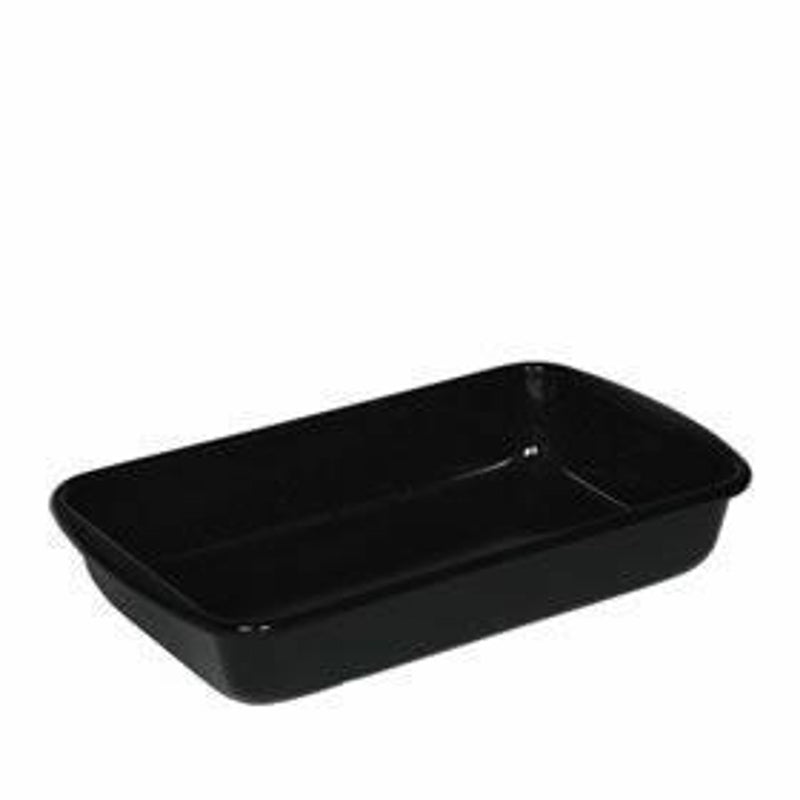 RIESS Vierkantpfanne Profi 32x19x5,5cm schwarz emailliert