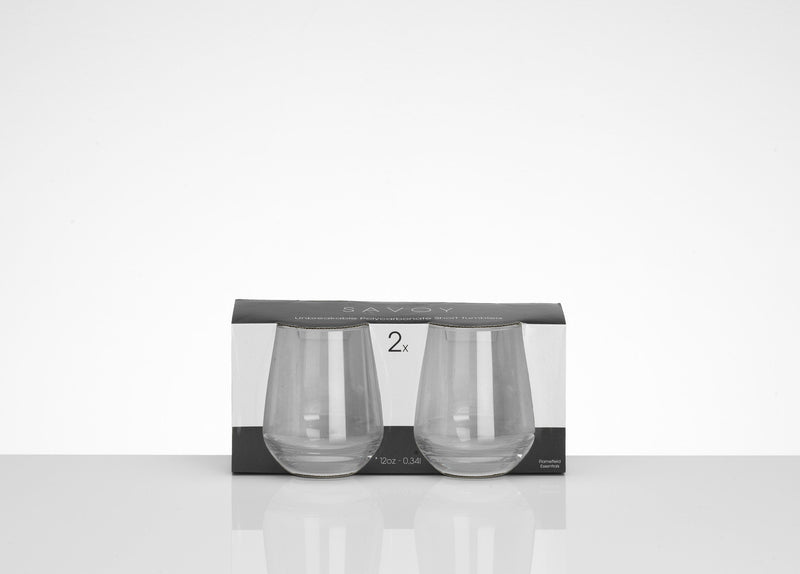FLAMEFIELD Whiskyglas Kunststoff 2er Set