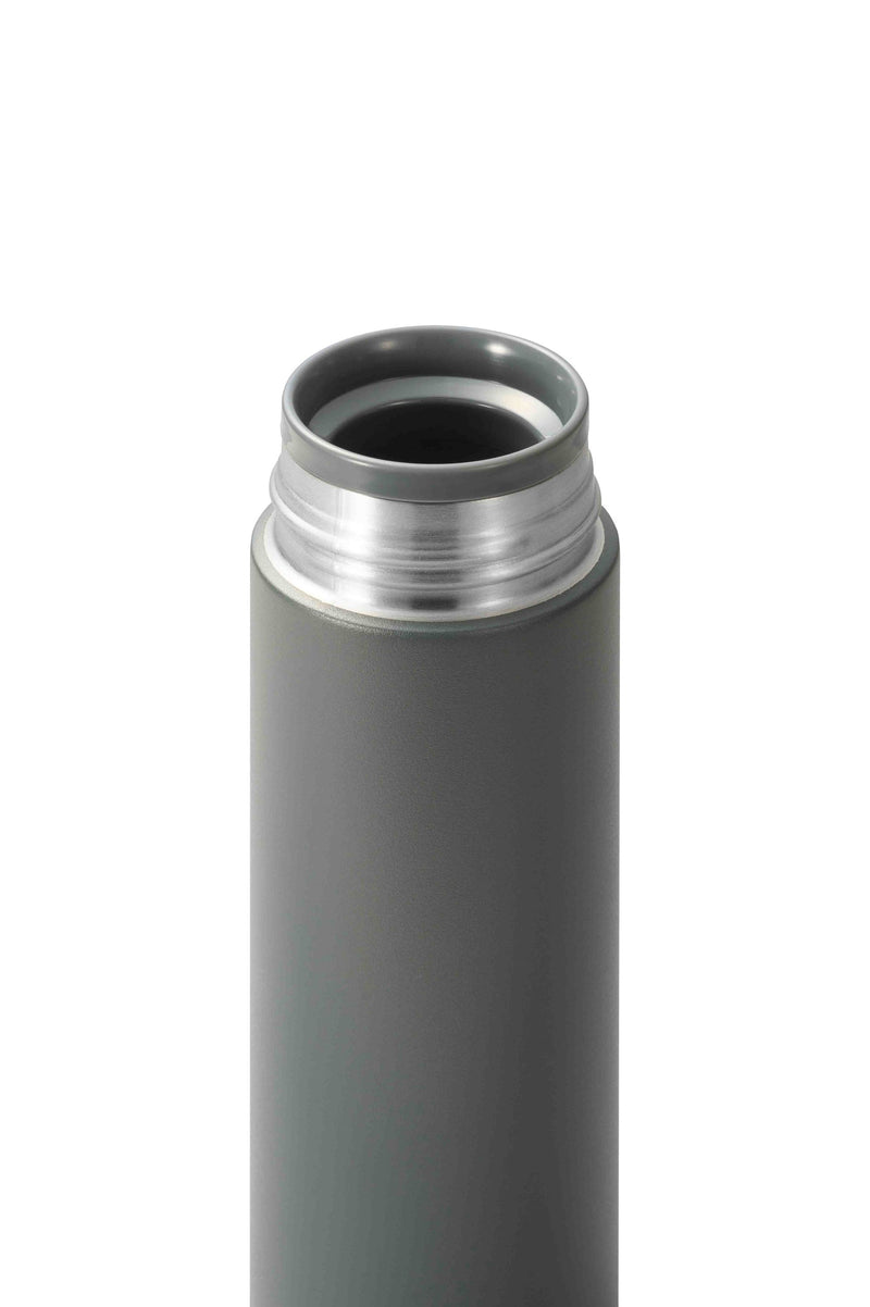 Thermo Trinkflasche, Slim Mug, grau 300ml