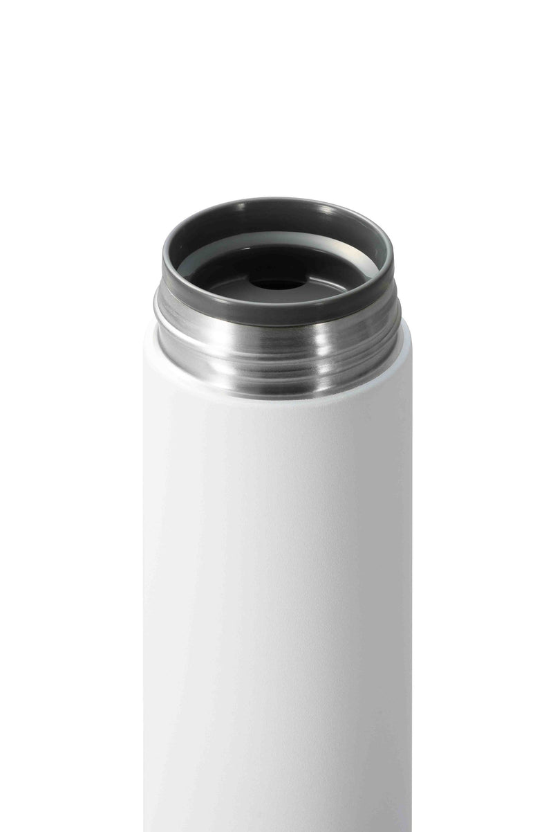 Thermo Trinkflasche, Slim Mug, weiß 500ml