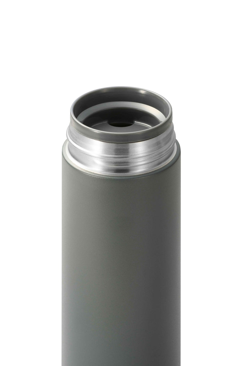 Thermo Trinkflasche, Slim Mug, grau 500ml