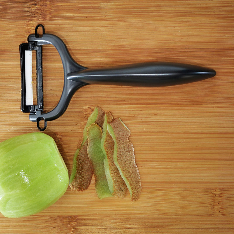 Sparschäler schwarz, Klinge: 4 cm