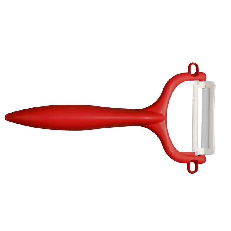 Sparschäler rot, Klinge: 4 cm