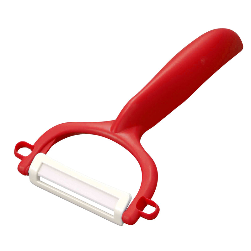 Sparschäler rot, Klinge: 4 cm