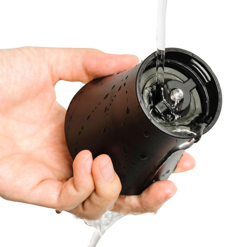 Keramik-Kaffeemühle mit Deckel, Höhe: 19 cm