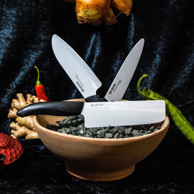 GEN Keramik-Santokumesser, Klinge: 16 cm