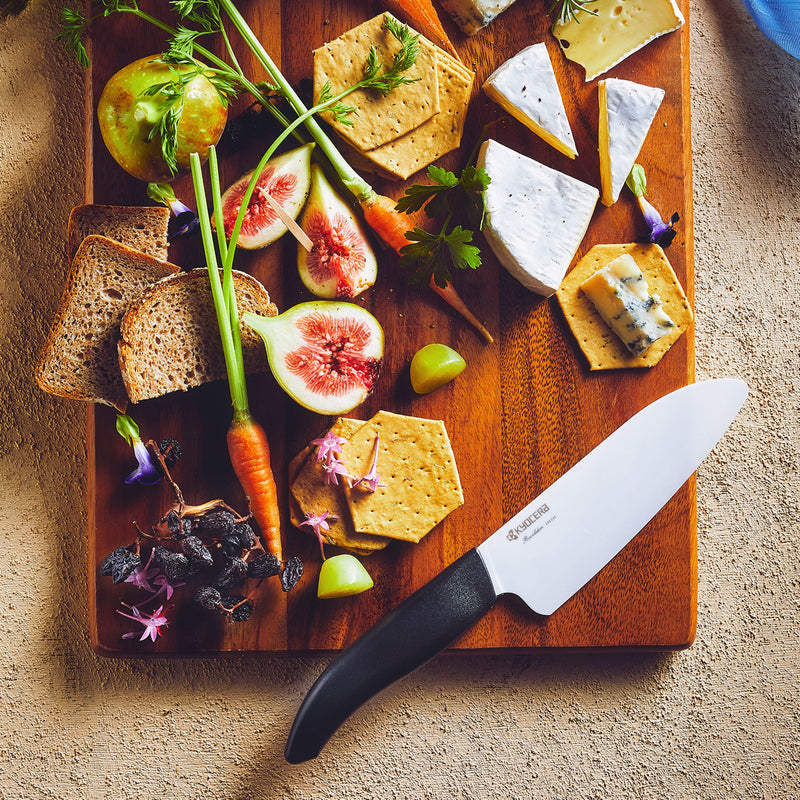 GEN NATURE Santokumesser mit Zuckerrohrgriff, 14 cm