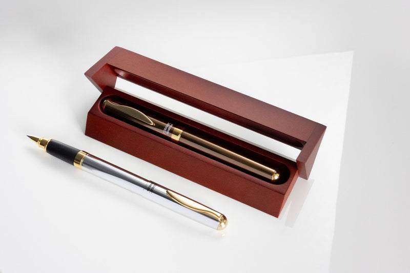 Cera Noble Liner in Holz Etui, Silber