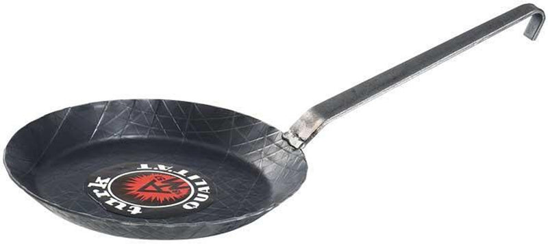 TURK Bratpfanne schmiedeeisern mit Hakenstiel Ø24cm schwarz
