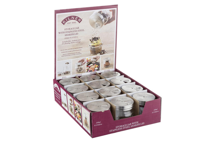 Streu-Gläschen mit Drehverschluss, 250 ml