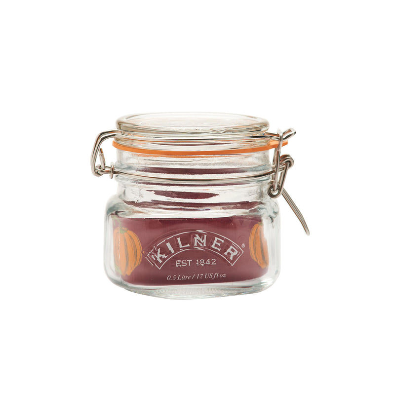 Einmachglas mit Bügelverschluß, eckig, 500 ml