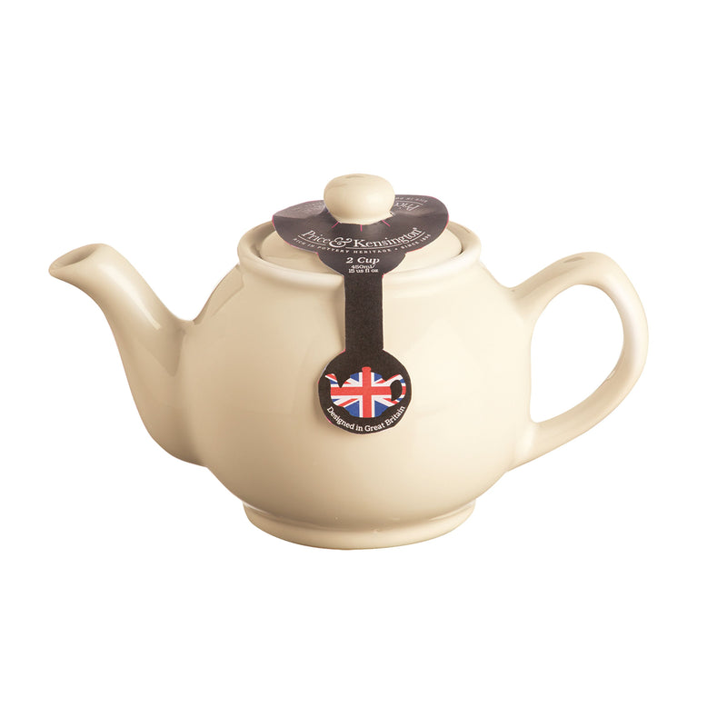 Teekanne klassisch, creme, 2 Tassen
