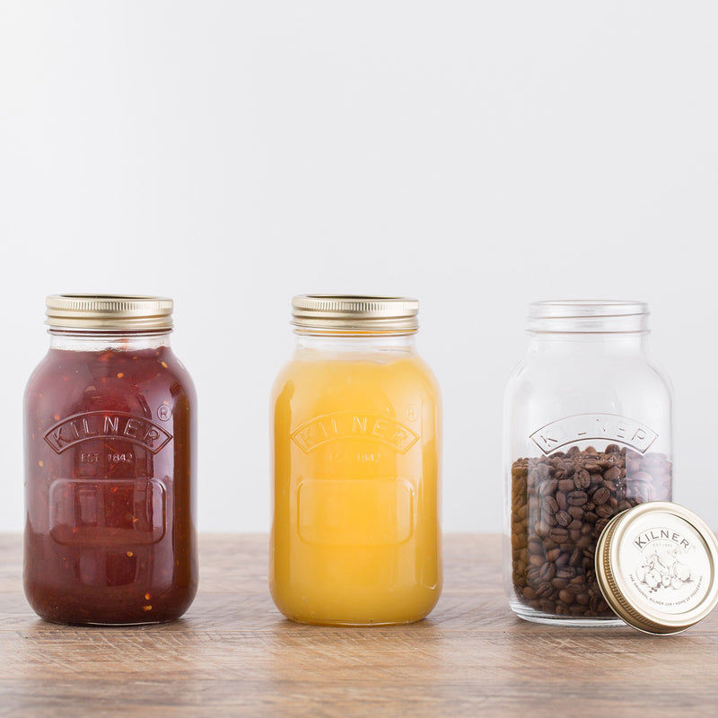 Einmachglas mit Schraubverschluss, 1 Liter