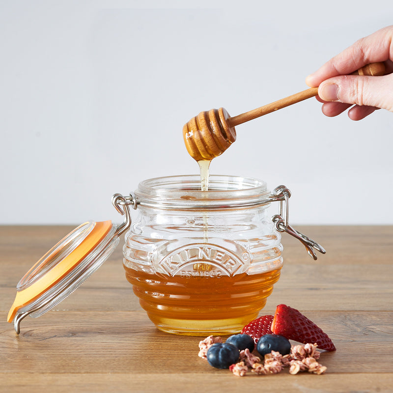 Honigtopf mit Honiglöffel, 400 ml