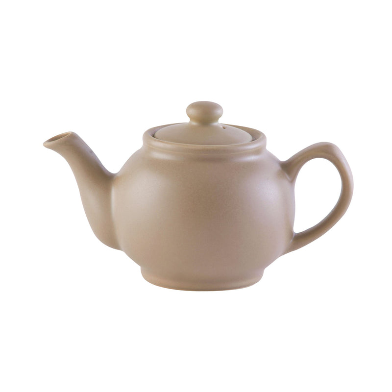 Teekanne, matt taupe, 2 Tassen