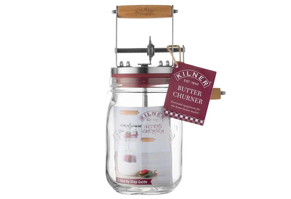 KILNER Butterfass mit Drehkurbel 1l