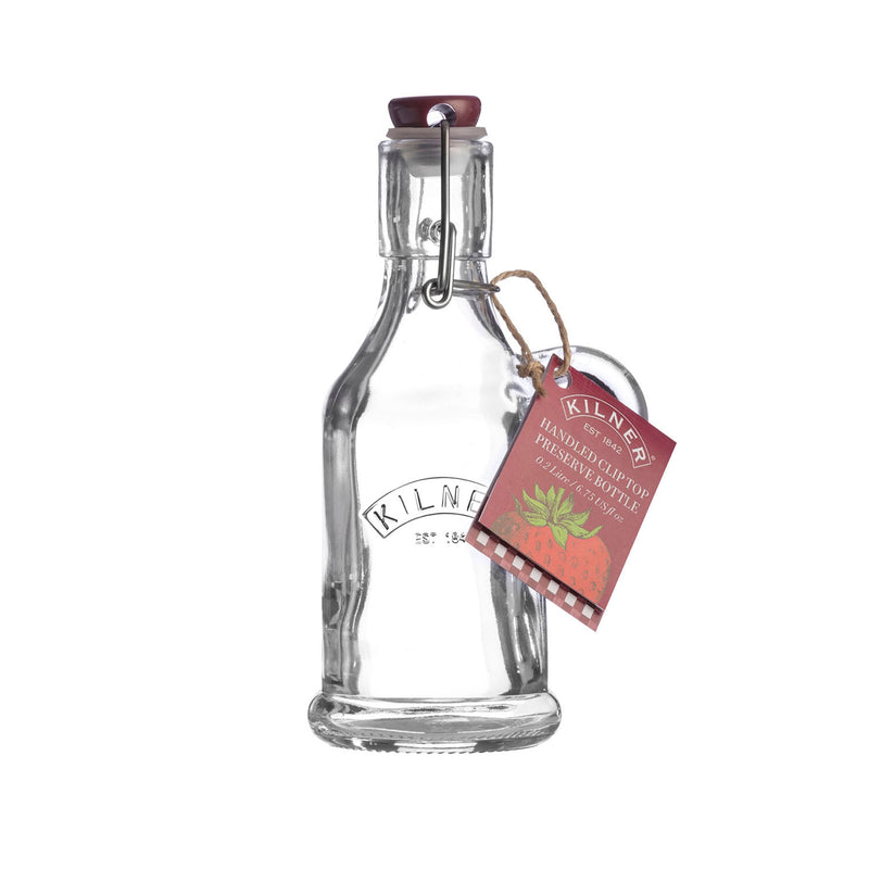 Bügelverschluss Flasche mit Henkel, 0.2 Liter