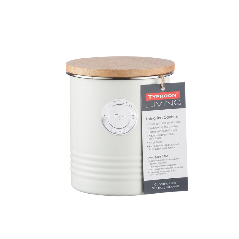LIVING Vorratsbehälter Tee, pastellcreme, 1 Liter