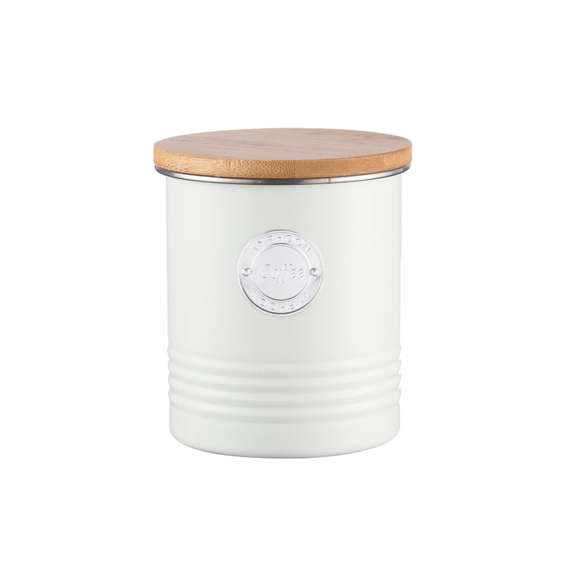 LIVING Vorratsbehälter Kaffee, pastellcreme, 1 Liter