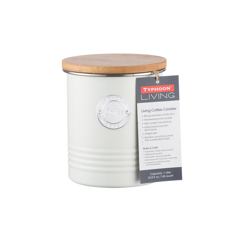 LIVING Vorratsbehälter Kaffee, pastellcreme, 1 Liter