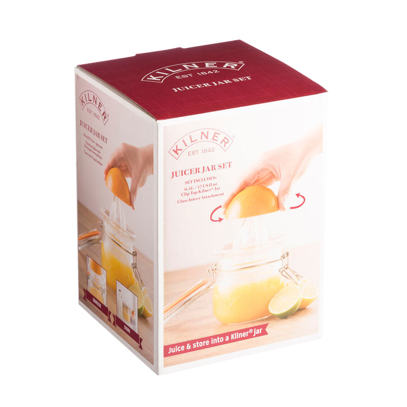 Orangenpresse aus Glas mit Glas, 500 ml