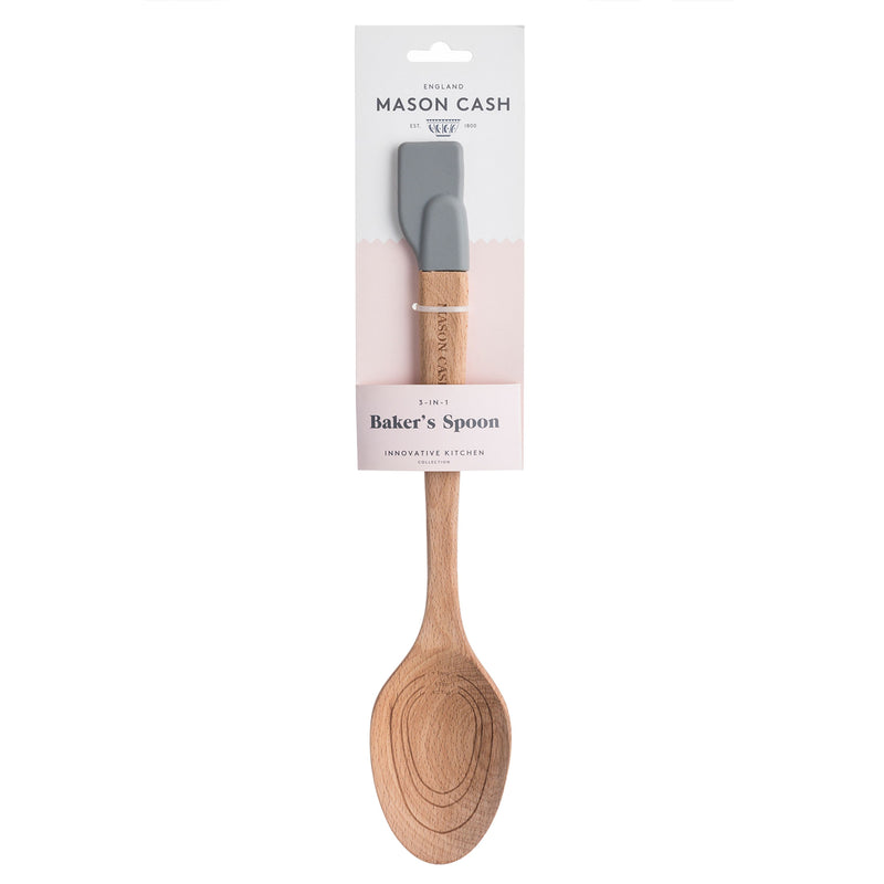 3-IN-1 Kochlöffel mit Silikonspatel